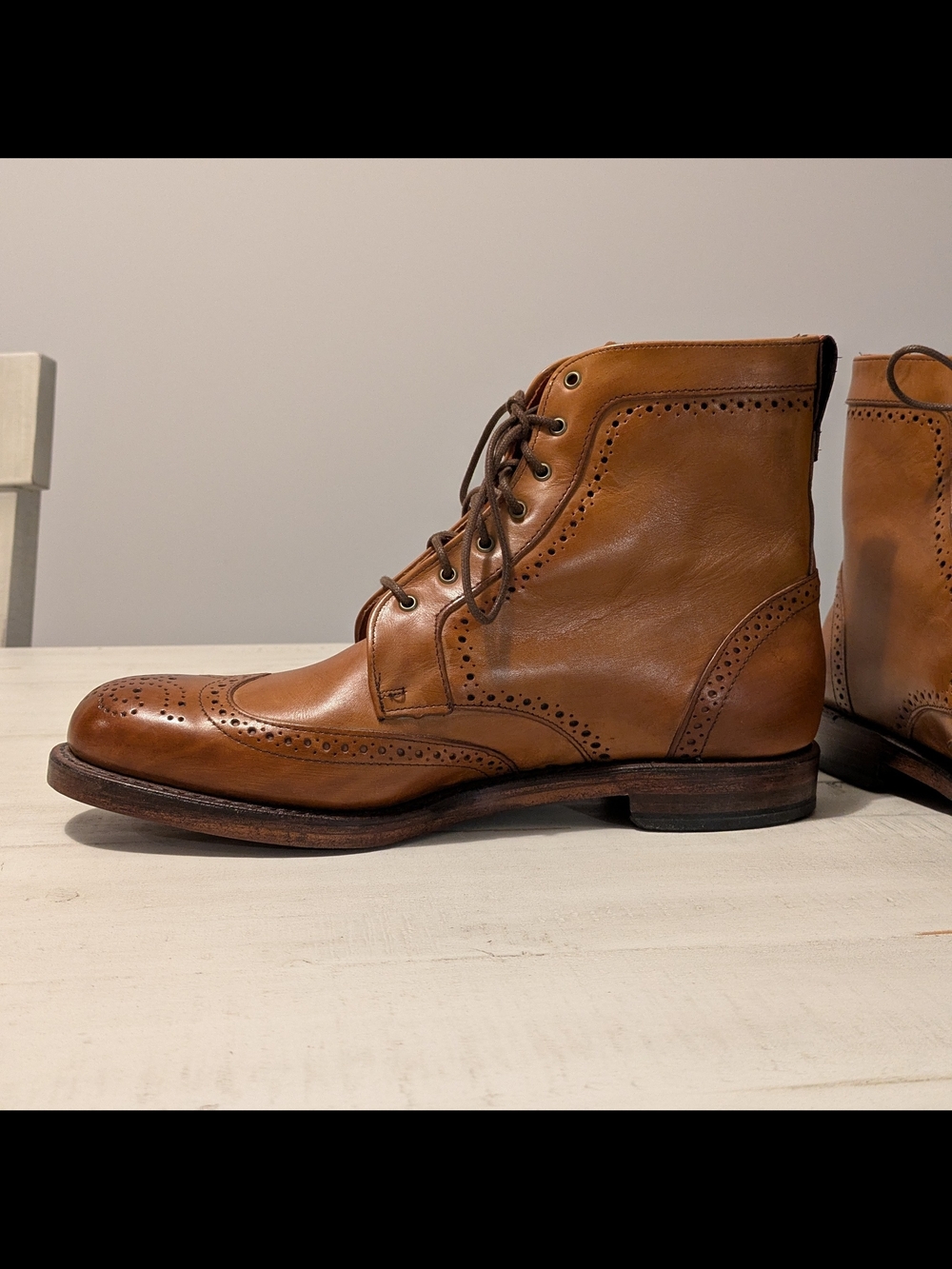Allen Edmonds Dalton Boots - Walnut - Picture 2 of 8
